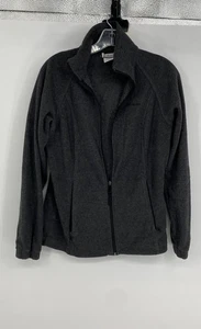 Columbia Womens Gray Fleece Pockets Long Sleeve Full-Zip Jacket Size Small - Picture 1 of 7