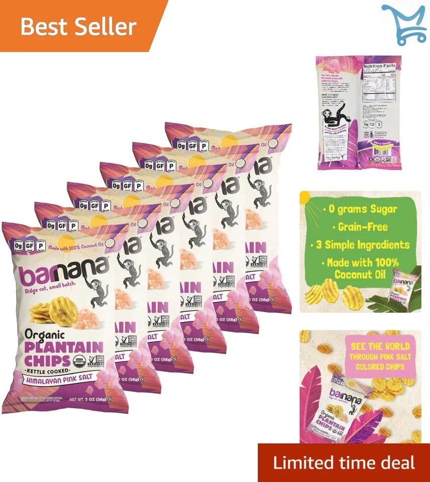 Barnana Himalayan Pink Salt Plantain Chips 1847 (23047385)