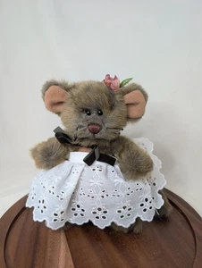 Ganz Cottage Collectibles Mozzarella Maus Plüschtier Stofftier 1996 Spielzeug Vintage - Bild 1 von 6