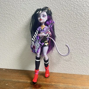 Monster High Hissfits Werecat Twin borsellino e chitarra 2022 - Foto 1 di 7