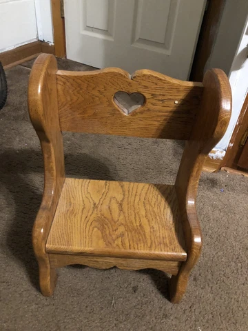 little wooden chair Cover
