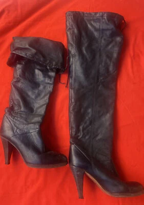Vintage leather  Woman’s Tal Boots Made In Italy Size 7.5 - Image 1 of 4