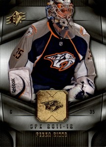 2011-12 SPx Predators Hockey Card #44 Pekka Rinne 