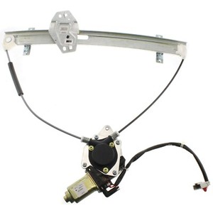 Power Window Regulator For 01-05 Honda Civic Front Left With Motor 2-Door Coupe