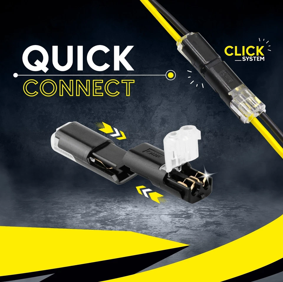 2LIMITED CARPARTS 1-200x Auto Stecker 2 Polig Steckverbindung Steckverbinder Wasserdicht KFZ Kabel