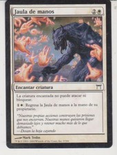 Magic MTG Tradingcard Champions of Kamigawa 2004 Cage of Hands 3/306 SPANISH