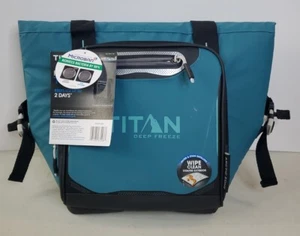 Titan Deep Freeze 8qt Roll Top Cooler - Deep Water Teal, W/ Tags - Picture 1 of 5