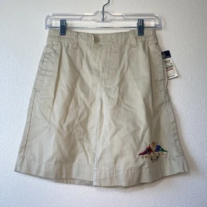 NWT Polo Ralph Lauren Khaki Flag Shorts Boys 10 - Picture 1 of 4