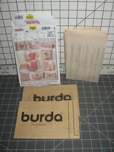 Burda Home Decor Sewing Pattern 7974 Cushions Pillows Roll Wedge Uncut - Picture 1 of 4