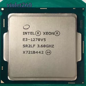 Intel XEON E3-1270 V5 LGA 1151 CPU ProcessorSR2LF Quad Core 3.6GHz 80W - Picture 1 of 1