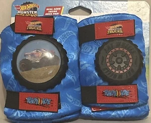 Hot Wheels Monster Trucks Race Ace Pad Set Elbow & Knee pads Age 3+ Monster Jam - Picture 1 of 6