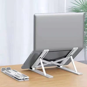 Universal Laptop Stand Adjustable Notebook Holder For Macbook Non-slip Foldable - Afbeelding 1 van 14