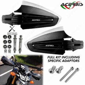 PAIR X-TARMAC HANDGUARDS + ADAPTERS FOR Suzuki 650 AN BURGMAN 2008-2018 - Picture 1 of 8