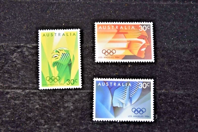 AUSTRALIA     1984 SUMMER OLYMPICS SET S 922-924    MNH - Image 1 of 3