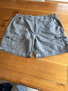 Worldwide Sportsman Men’s Sz 42 Nylon Gray Fishing Cargo Shorts Hiking Outdoors - Picture 1 of 12