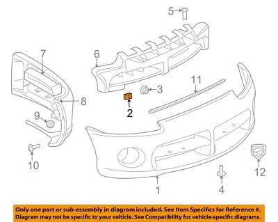 CHRYSLER OEM 03-17 Viper Bumper Components-Absorber Reinforcement 5029208AA Foto 1 de 2