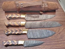 Damascus Steel chefs choice kitchen knives set 002
