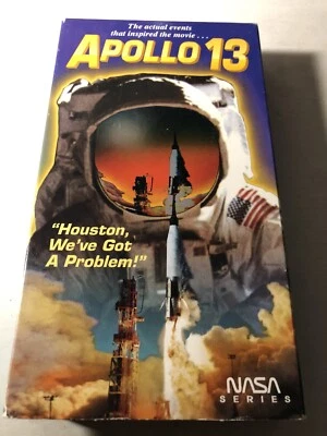 Apollo 13 “Houston We Have a Problem” (1991) VHS NASA Series Actual Footage - Image 1 of 3