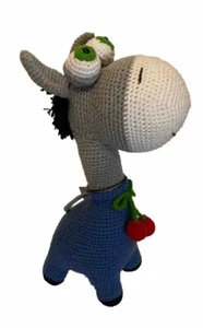Hand knitted Toys Amigurumi Donkey Amineko Crochet 100% cotton handmade - Picture 1 of 2