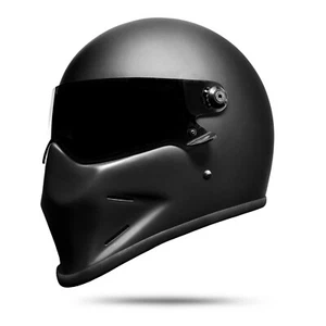 ATO Moto Dark 341 Matt Schwarz Helm Motorradhelm B Ware - Bild 1 von 2