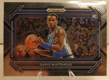 2023 Panini Prizm Draft Picks Dariq Whitehead #25 Base Variation SP RC Nets
