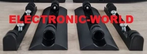 PAIR of Genuine Bose 151SE 161 OEM Black Wall Mount Speaker Swivel Brackets - Picture 1 of 3
