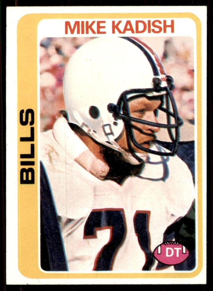 1978 Topps Mike Kadish b Buffalo Bills #148 - Image 1 of 2