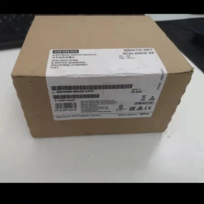 New In Box Siemens 6GK5208-0BA00-2AF2 Switch Module 6GK52080BA002AF2 - Image 1 of 3