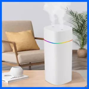 USB Cool Mist Sprayer Portable 600ml Electric Air Humidifier Aroma Oil Diffuser - Picture 1 of 12