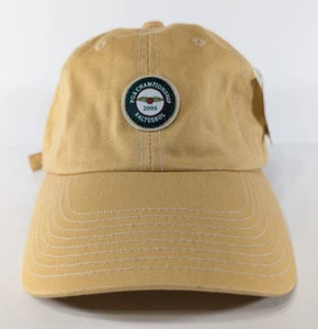 PGA Championship Baltusrol Strapback Cap Yellow Golf Dad Hat American Needle - Picture 1 of 14