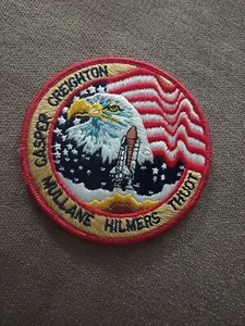 NASA PATCH vtg STS-36 Space Shuttle ATLANTIS - Creighton Casper Mullane Hilmers - Picture 1 of 2