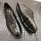 Men's Shoes Genuine Crocodile Alligator Skin Leather  Alligator Leather Sneakers