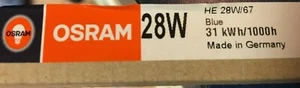 Osram Fluorescent Lamp T5 HE 28/67 Blue Lumilux Blue - Picture 1 of 1
