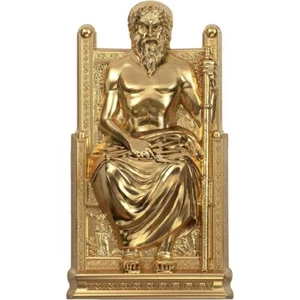 Moneda de minería inteligente dorada de plata Zeus Father of the Gods 2022 3 oz Islas Cook - Imagen 1 de 3