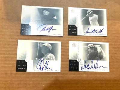 2001 SP AUTHENTIC GOLF 4 AUTOS SIGN OF THE TIMES KRAFT,WILLIS,HENRY,WILLIAMSON - Image 1 of 2