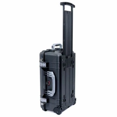 Black & Silver Pelican 1510 Case no foam / empty. - Image 1 of 2