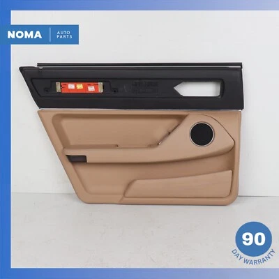 Оригинальная бежевая отделка задней левой внутренней дверной панели 86-92 Jaguar XJ40 XJ6 XJ12 - Изображение 1 из 4