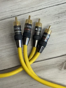 Cambridge Audio Pacific Phono RCA Interconnect Cable 1m Component Audiophile - Picture 1 of 4