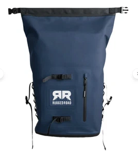 Robuster Road Bärtierchen Rucksack BLAU Reisetasche Dry Bag - Bild 1 von 12
