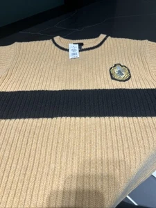 Suéter Harry Potter Para Hombres XXLG Hufflepuff Quidditch Escocia Lana de Cordero Tejido Nuevo - Imagen 1 de 15
