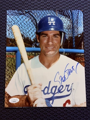 Steve Garvey Signed Autograph 8x10 Photo  Los Angeles Dodgers JSA - Image 1 of 3