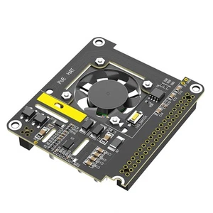 PoE HAT for 5 with Cooling Fan/Computer Module 5, with Automatic8106 - Afbeelding 1 van 8