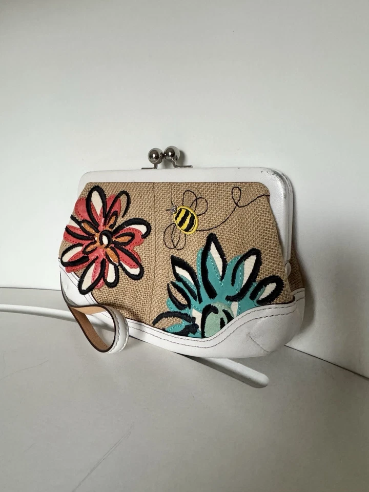 Bolso de Mano Coach Bumble Bee Kisslock Edición Limitada Vintage Foto 1 de 4