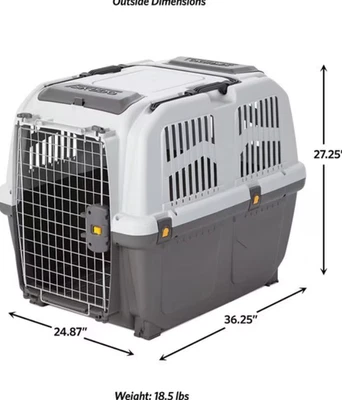 MidWest Skudo Deluxe Plastic Dog Travel Carrier 36-in up to 70lb, Open Box - Image 1 of 4