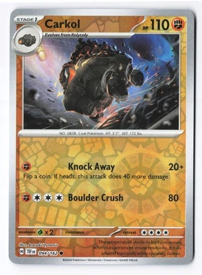 Carkol 094/162 - SV05: Temporal Forces Reverse Holo NM - Image 1 of 2