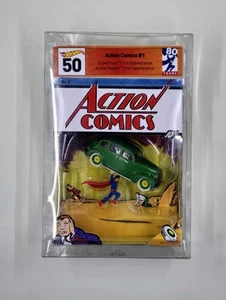 Hot Wheels Superman 80 Years Action Comics #1 Homage Diorama SDCC 2018 Exclusive - Picture 1 of 12