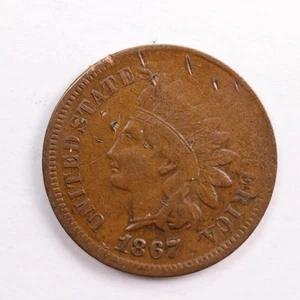 Centavo cabeza india 1866., moneda muy buena circulada., tienda #CT0535 - Imagen 1 de 2