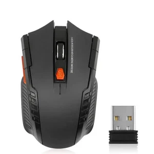 2.4G Wireless Mouse 1600DPI Optical Mouse Gamer for Computer 6 Buttons Wireless - Picture 1 of 13