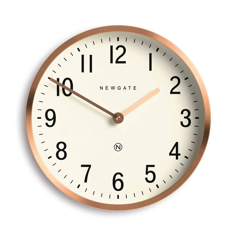 ® Master Edwards Wall Clock | Mid Century Style Clock | 12 inch | Deep Metal ... - Image 1 of 4