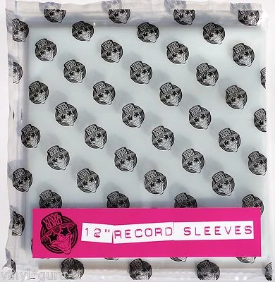 VINYL GURU Pack of 20 x 12" inch Vinyl Record Album LP 450 Gauge Polythene Sleeves Covers
